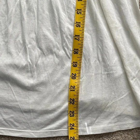 Joie Women's White Porcelain Short Sleeve Round Neck Pleated Pintuck Top Small - Picture 8 of 8